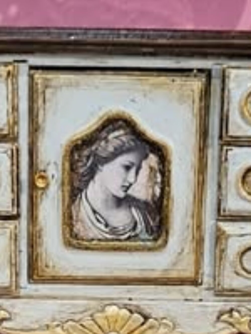 Dollhouse Miniature Buffet Artist Signed - Picture 3 of 10